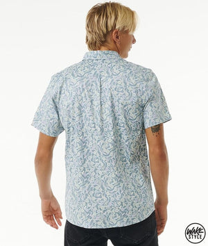 Rip Curl Floral Reef Shirt (Bluestone)